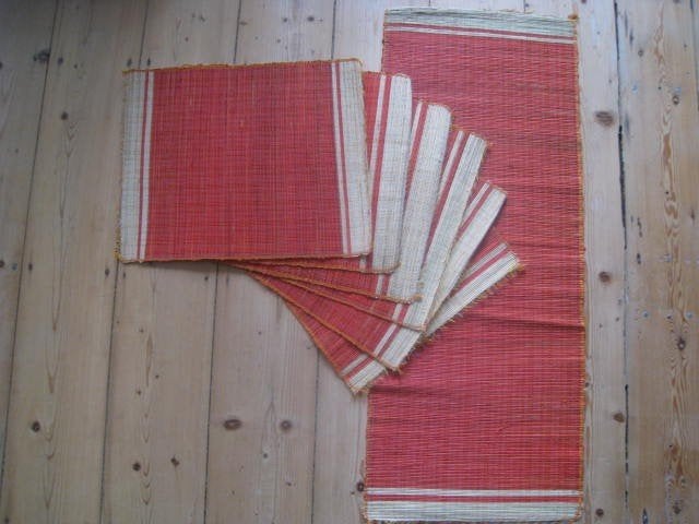 Placemats, 1 grote + 6 normale, maten 41 x 33,5cm, nieuw !!!, Ophalen, Nieuw, Tafelkleed of Tafelzeil