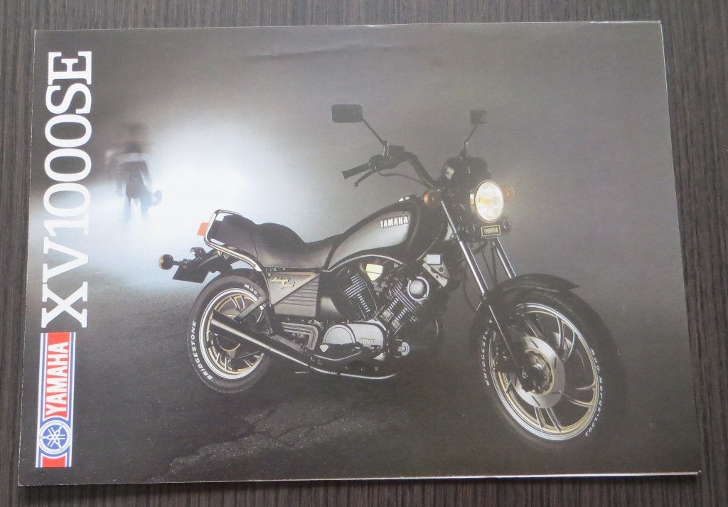 Folder Yamaha XV 1000 SE - 1983 - 4 blz (Engels), Verzenden, Yamaha