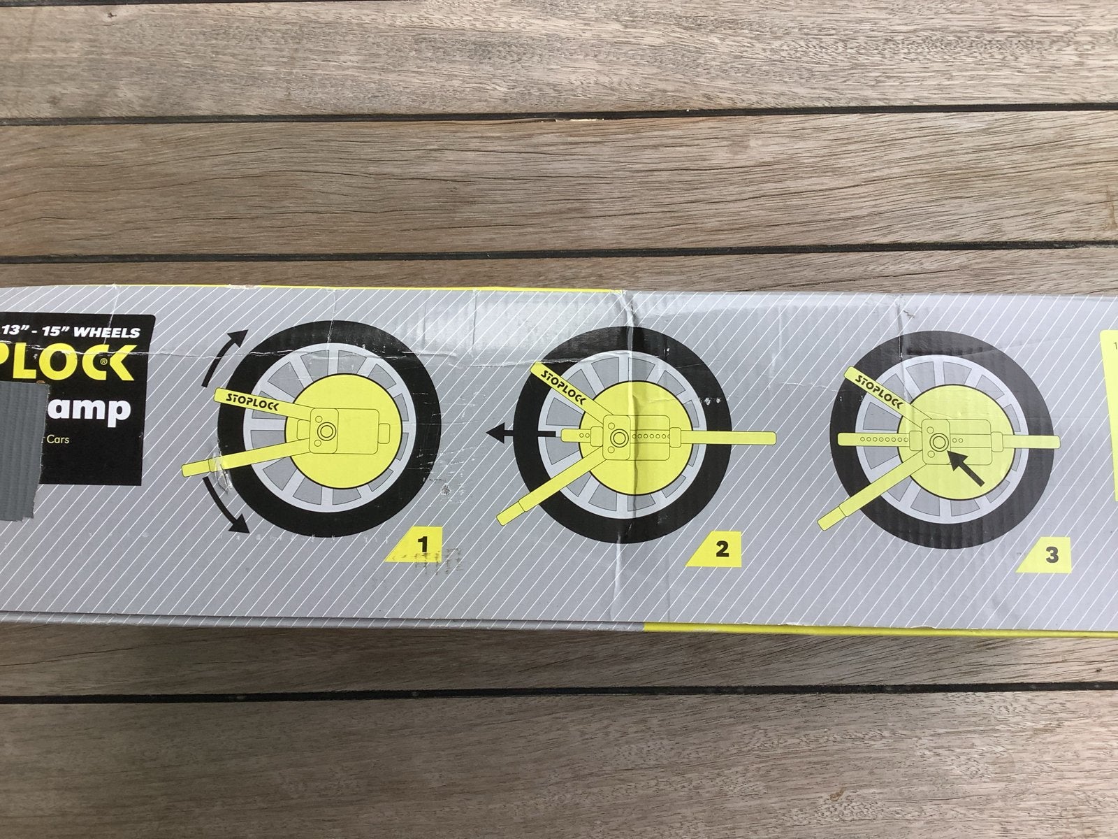 Stoplock Wielklem met slot - 13, 14, 15 inch velgen, Ophalen of Verzenden, Zo goed als nieuw