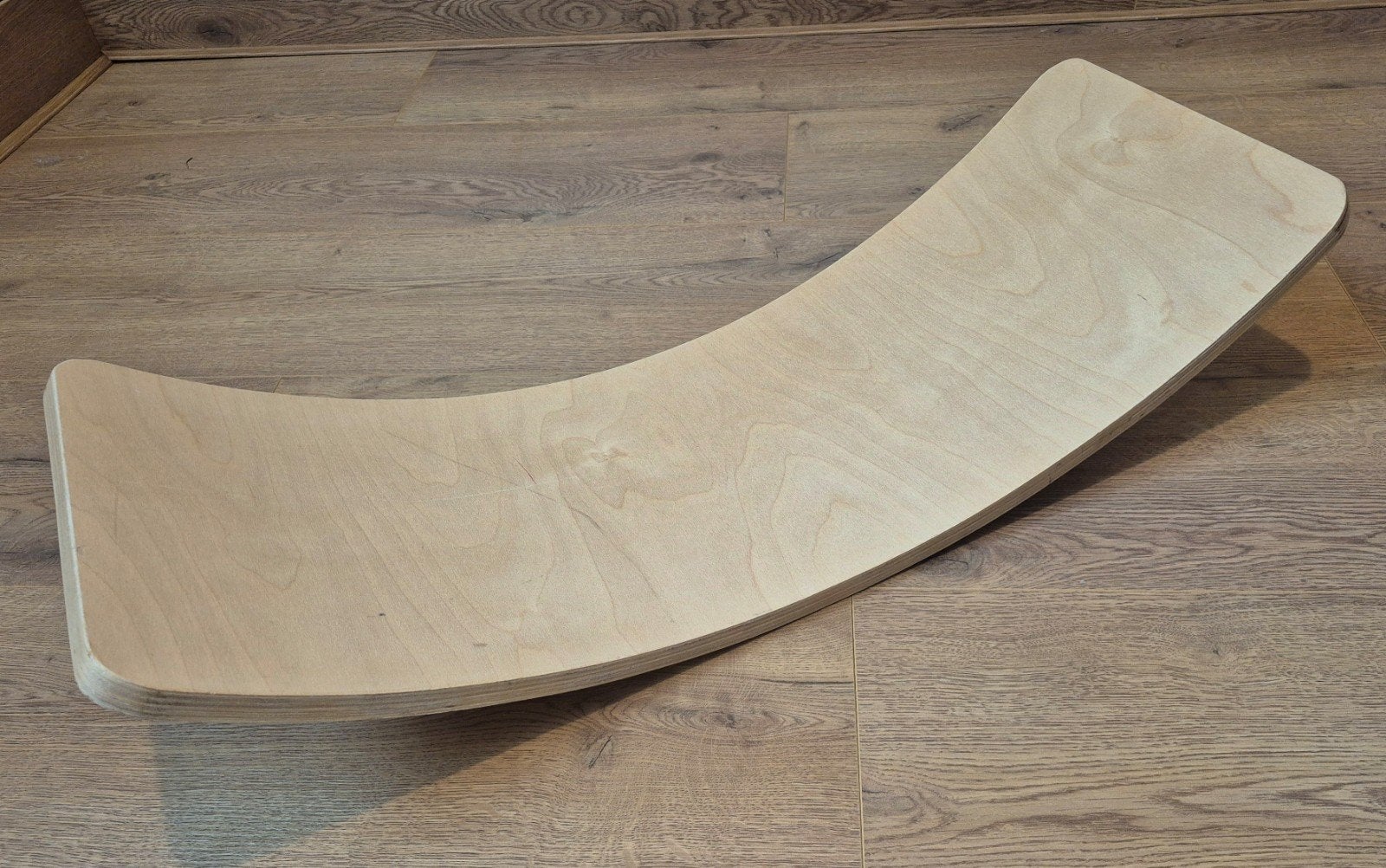 Houten balansbord /balance board (merkloze Wobbel lookalike), Ophalen, Gebruikt