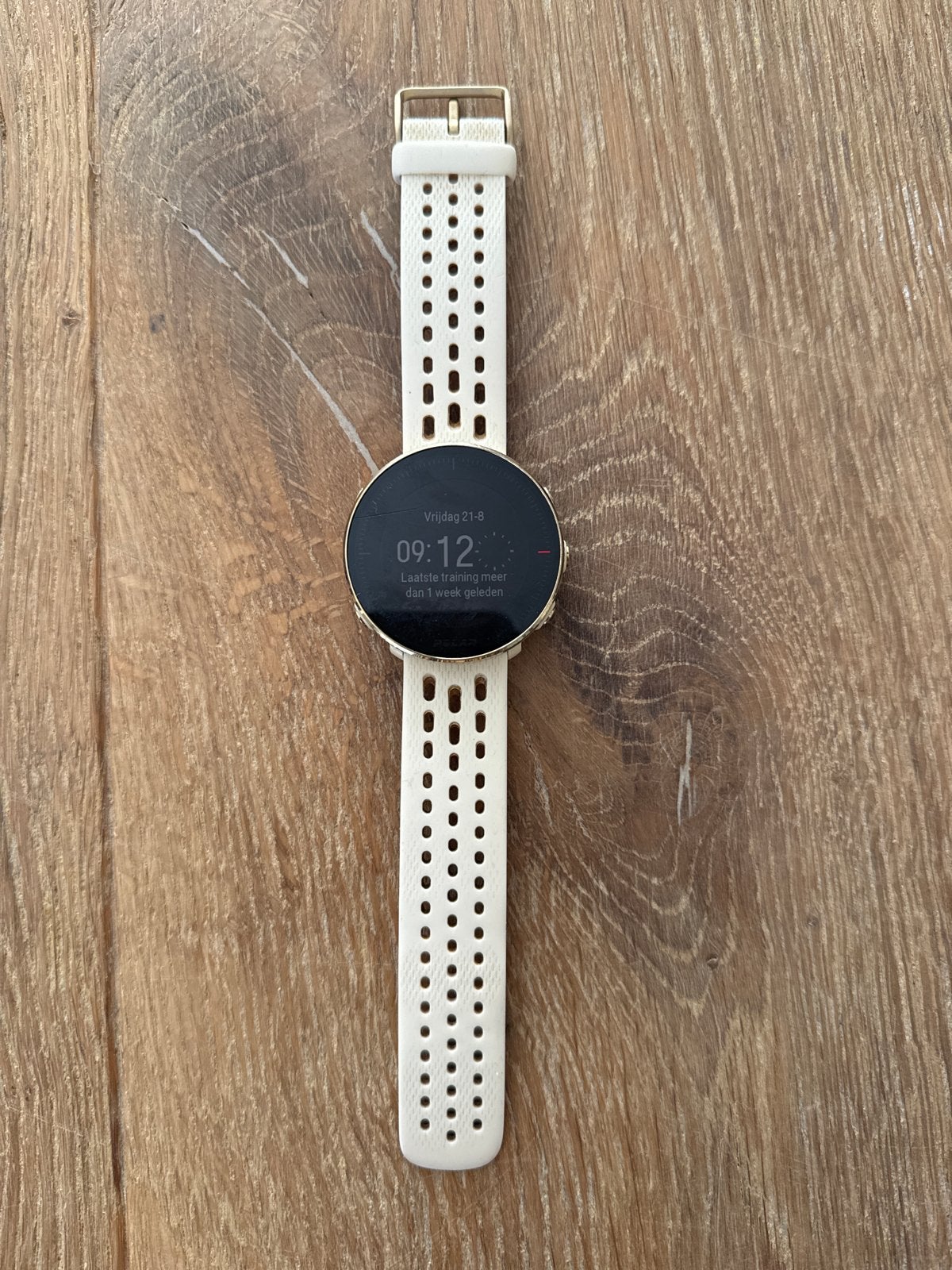 Polar Vantage M2 Fitness Smartwatch Goud/Wit, Gebruikt, Hartslag, Wit, Ophalen of Verzenden