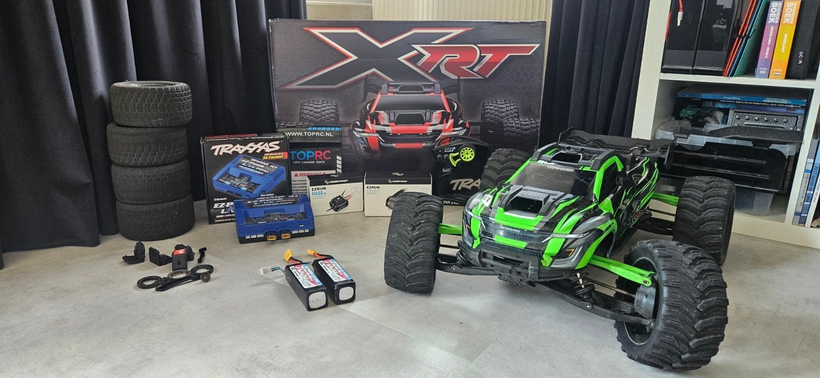 Prachtige Traxxas Xrt met hobbywing!, Elektro, Auto offroad, Ophalen of Verzenden, Zo goed als nieuw
