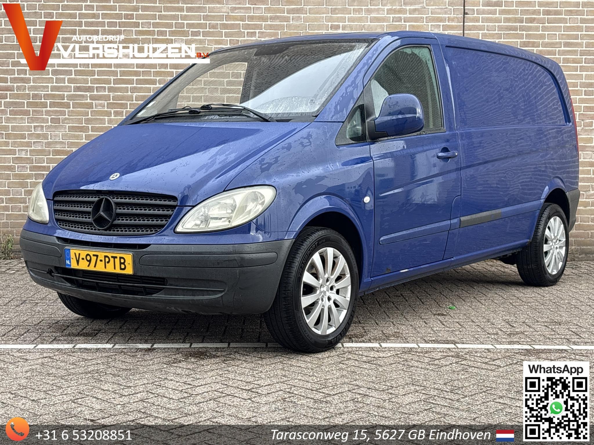 Mercedes-Benz Vito 111 CDI 320 | € 2.450,- MARGE! | Bijrij, Gebruikt, 2000 kg, Bedrijf, Euro 4