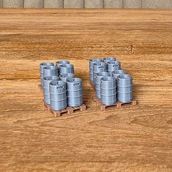 Pallet met Biervaten (Set van 4) – 1-50, Ophalen of Verzenden, Nieuw, Bus of Vrachtwagen, Tekno