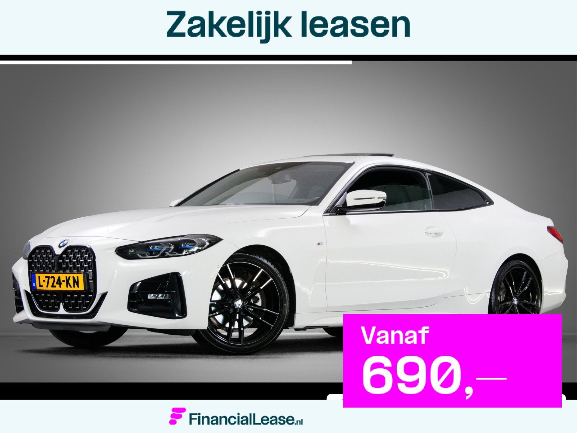 BMW 4 serie Coupé 420i High Executive M-Sport (LASER-LED, P, Automaat, 1998 cc, Achterwielaandrijving, Gebruikt