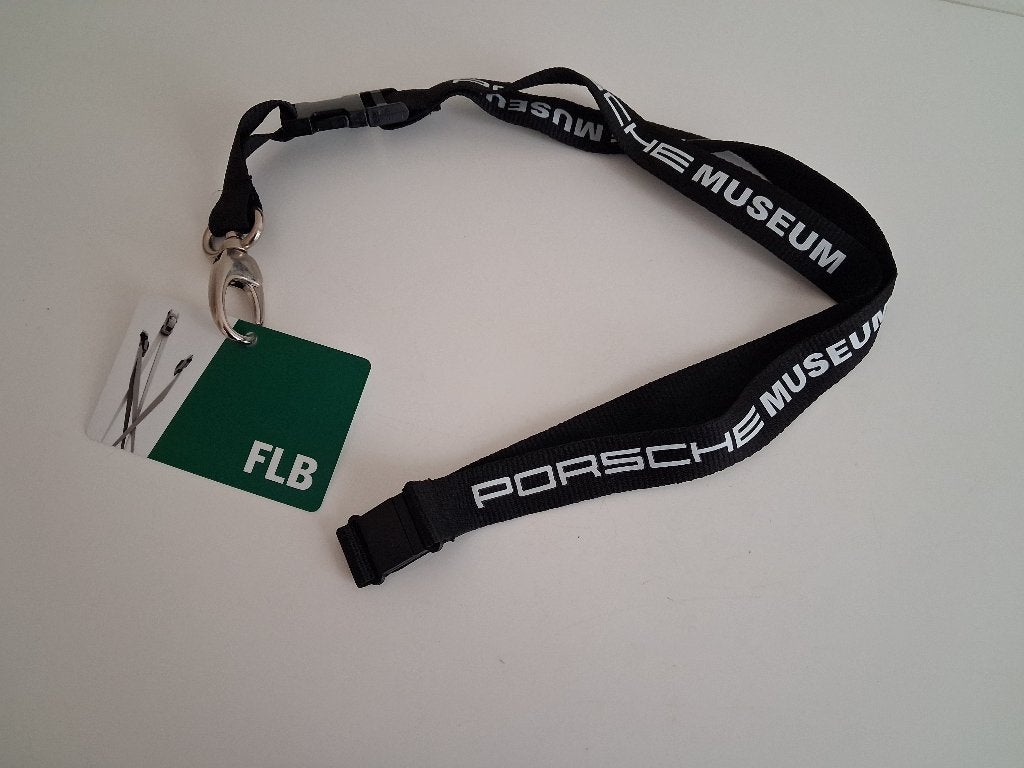Porsche Museum Lanyard met Exclusieve FLB Ledenbadge, Ophalen of Verzenden, Zo goed als nieuw, Auto's