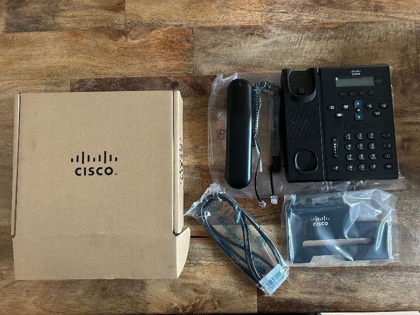 ☎️ NIEUW Cisco CP-6921-CL-K9 CP6921 6921 Black Phone ☎️, Ophalen of Verzenden, Nieuw