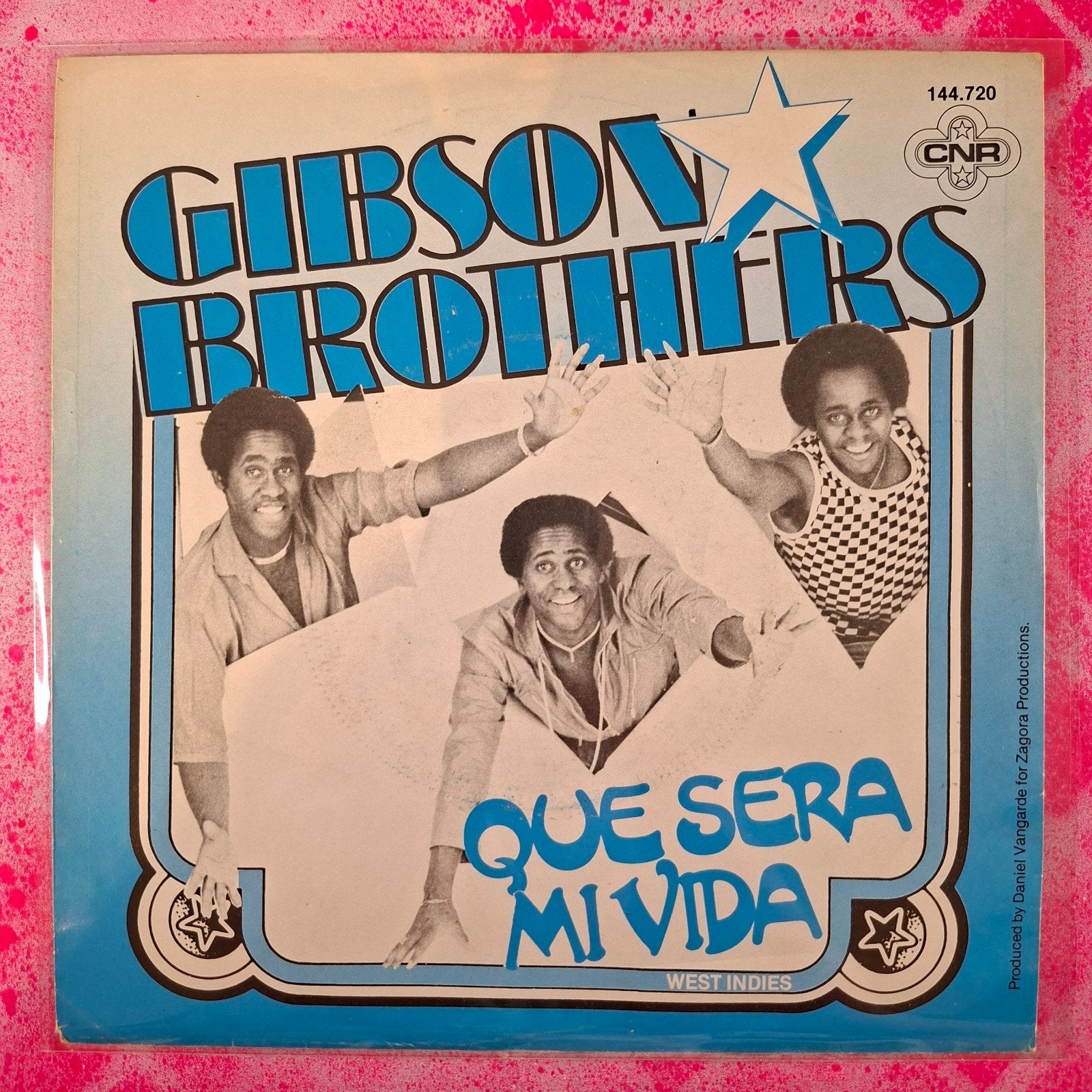 Gibson Brothers Que Sera Mi Vida single.              STAR45, Gebruikt, 7 inch, Pop, Overige typen