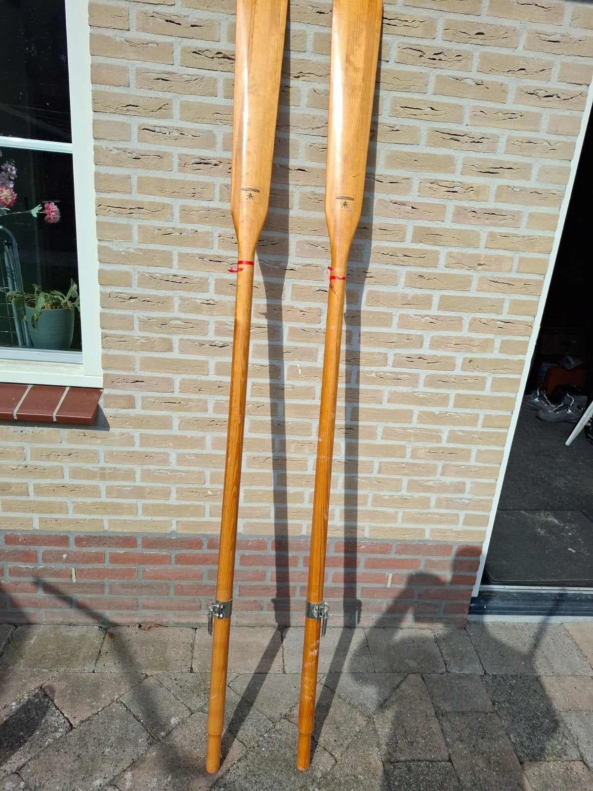 Houten roeispanen peddels - Set van 2, Ophalen, Gebruikt