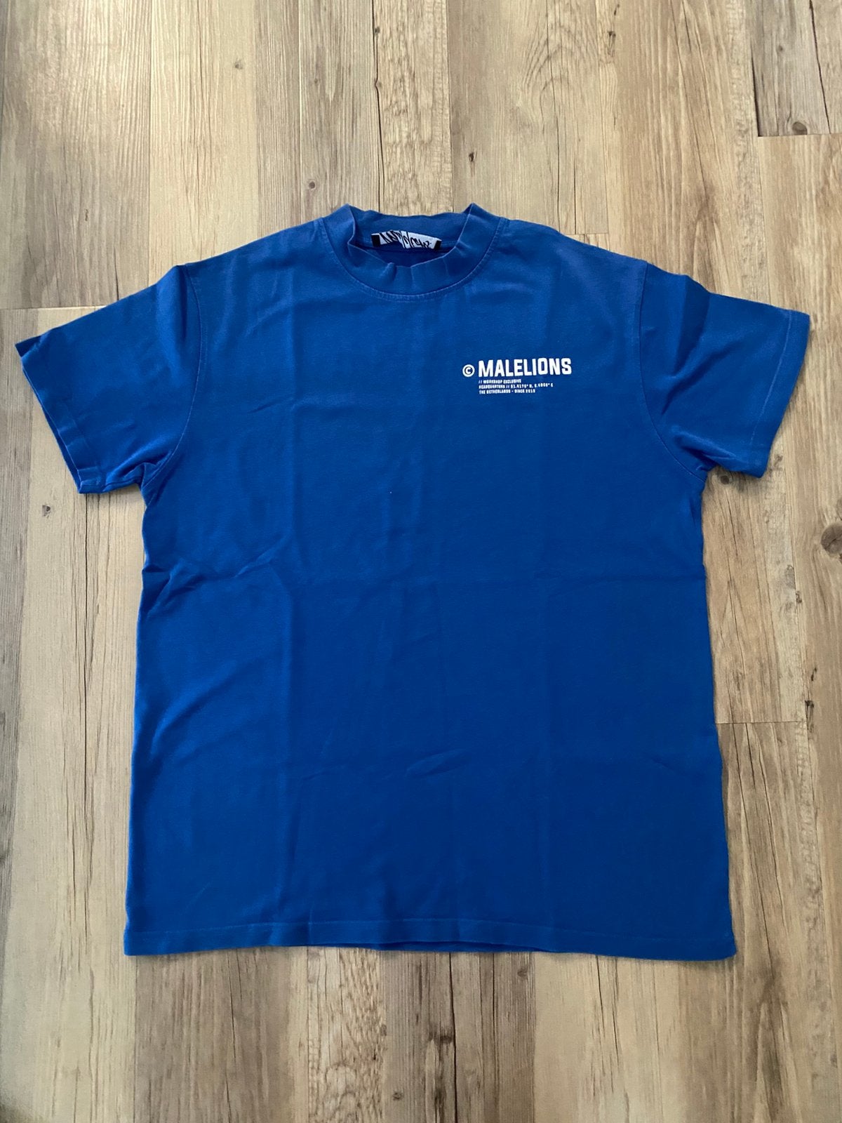 Malelions shirt xs, Ophalen of Verzenden, Zo goed als nieuw, Blauw