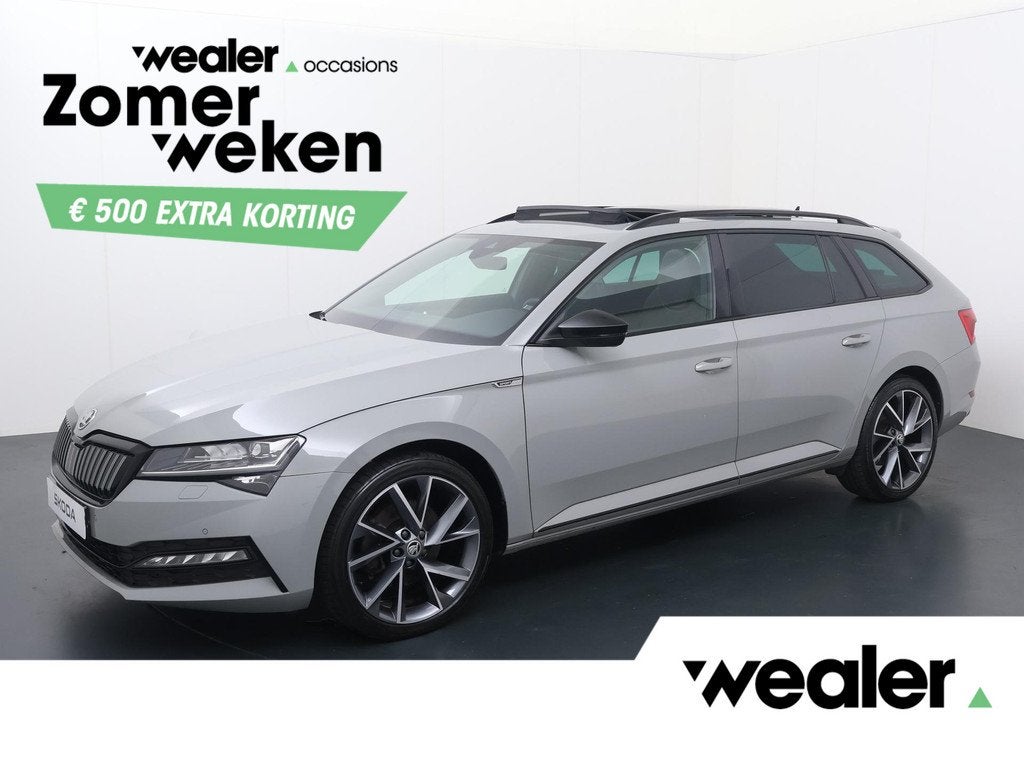 Skoda Superb Combi 1.4 TSI iV Sportline Business | 218 PK |, Auto's, Skoda, 12 maanden, Gebruikt, 4 cilinders, Alcantara