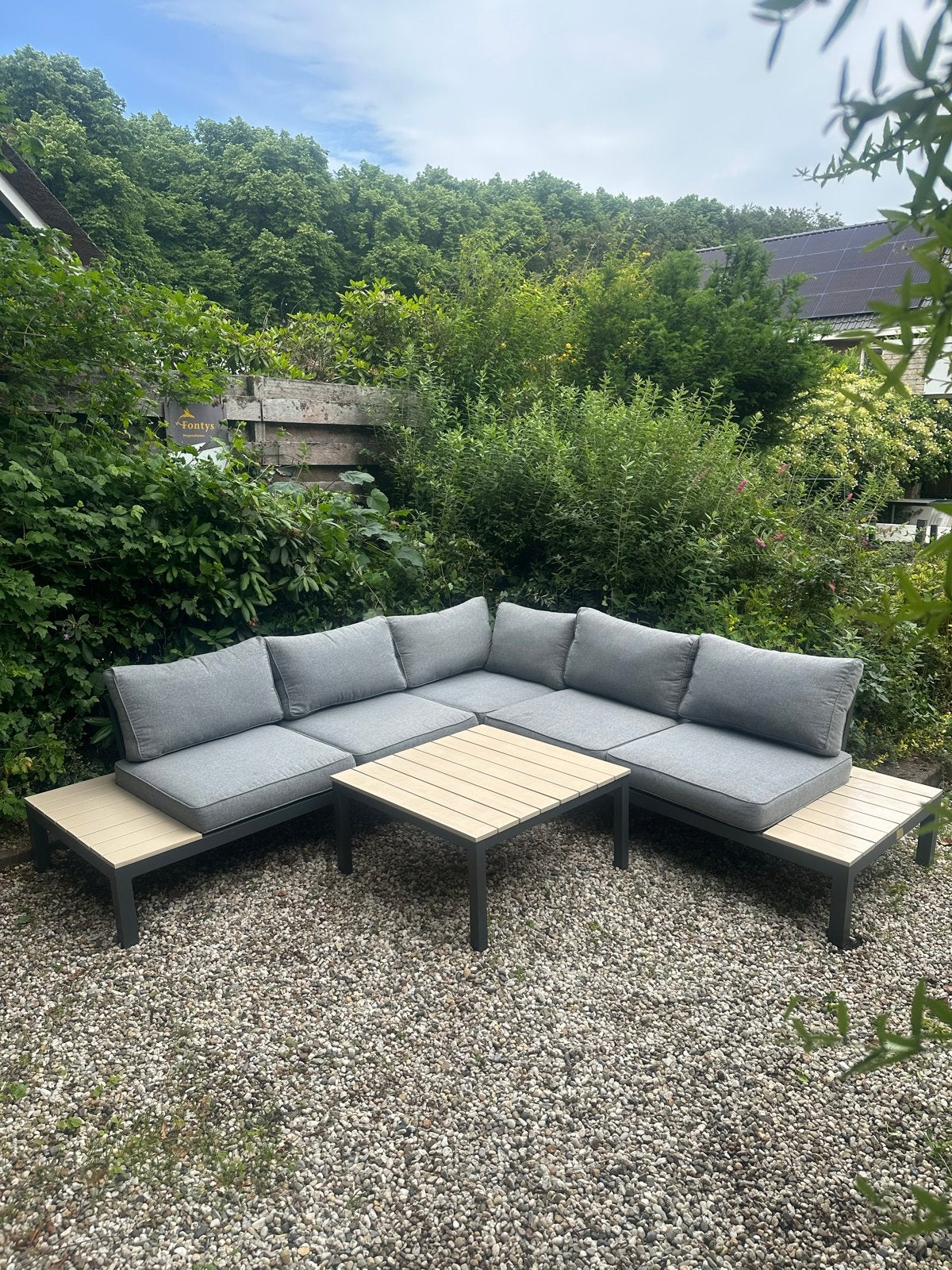 Stijlvolle Ibiza Loungeset, Tuin en Terras, Ophalen, 5 zitplaatsen, Gebruikt, Bank