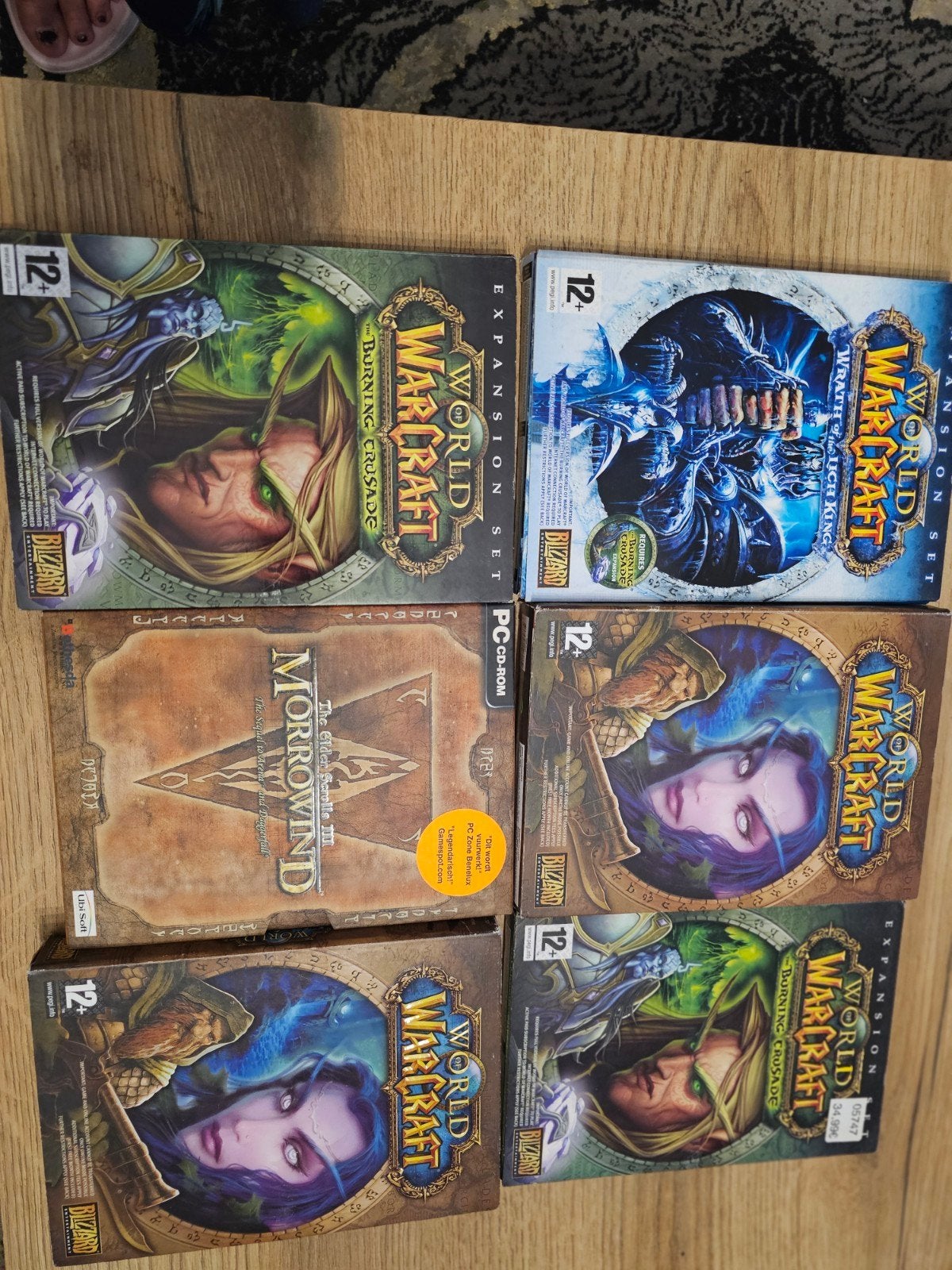 World of Warcraft & Morrowind PC Games Collectie, Spelcomputers en Games, Games | Pc, Online, Gebruikt, Ophalen of Verzenden, Role Playing Game (Rpg)