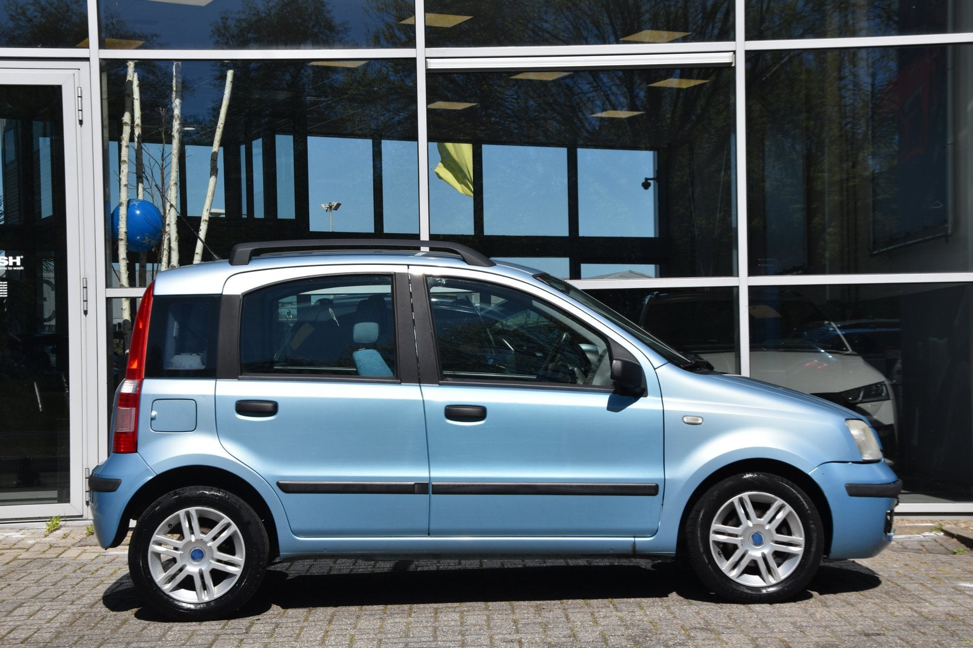 Fiat Panda 1.2 Airco 5Drs Elek.Ramen LMV NAP Zuinig, Voorwielaandrijving, Stof, Gebruikt, Origineel Nederlands