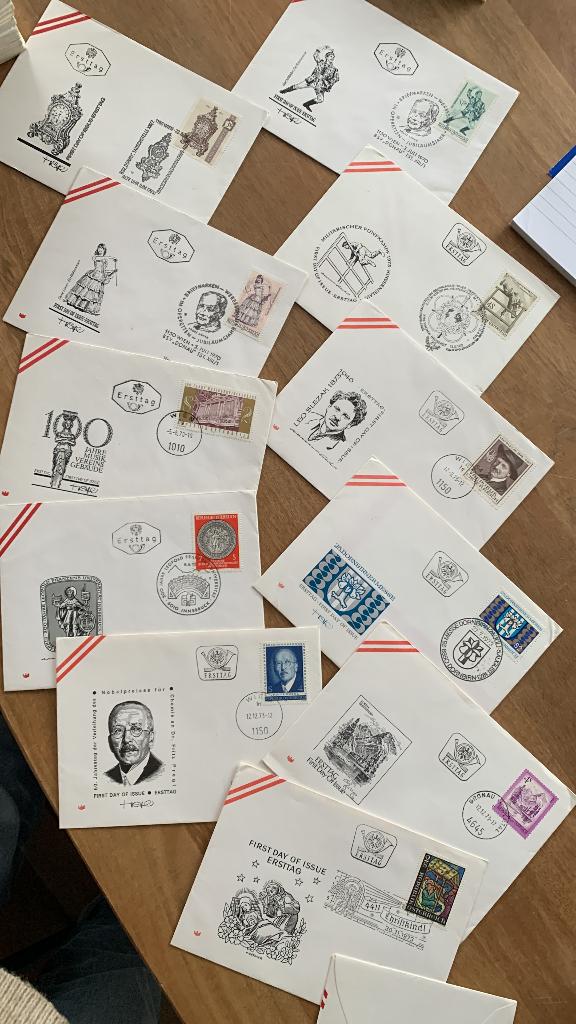 Eerste dag enveloppen, Ophalen, 1960 tot 1980, Duitsland