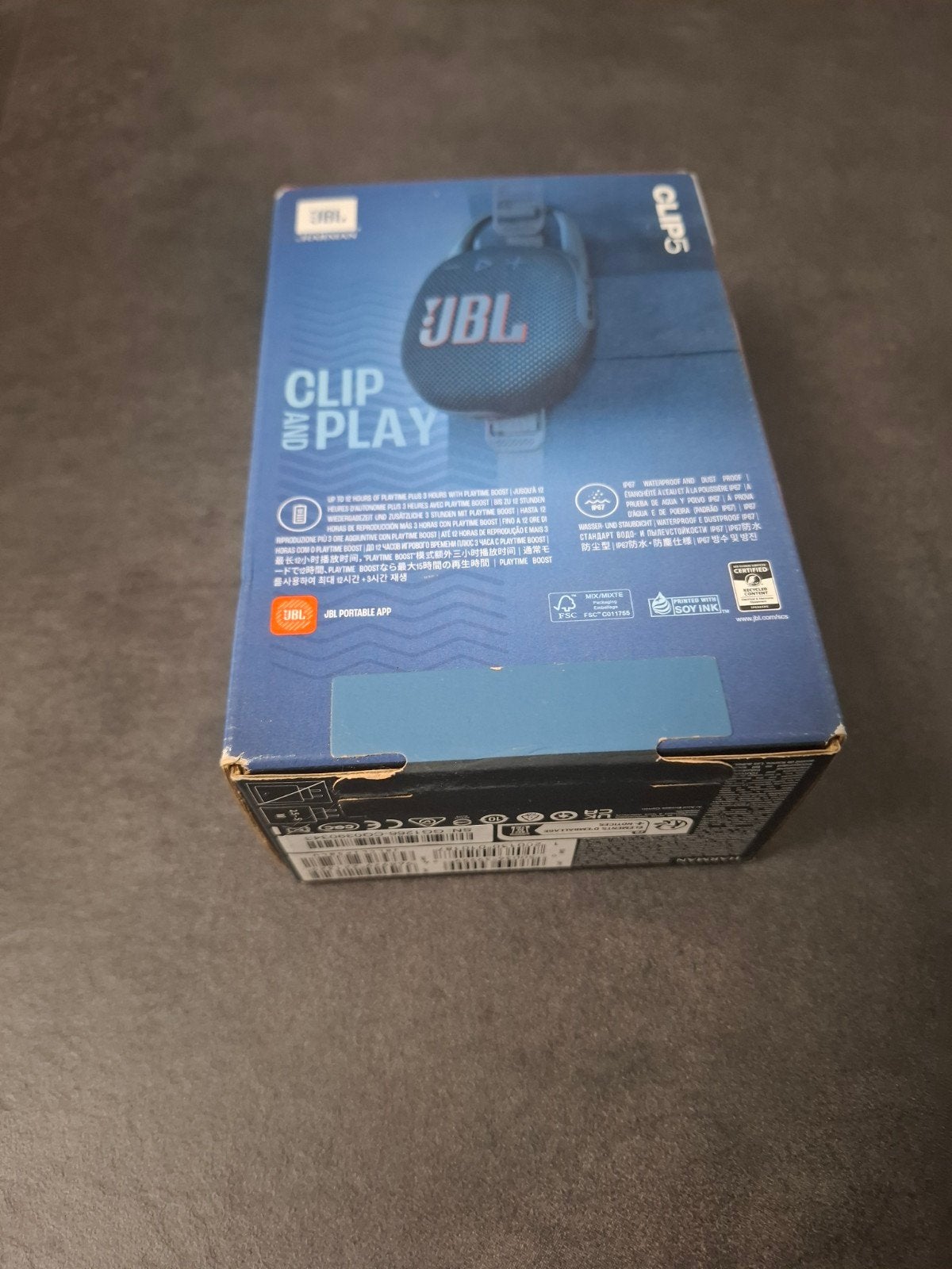 Foto 4 van JBL Clip 5 Draagbare Bluetooth Speaker - Nieuw in Doos