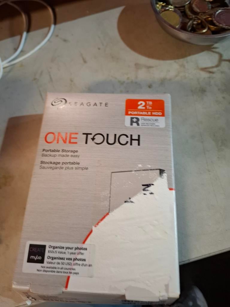 Seagate One Touch 2TB Portable HDD, Seagate Technology LLC, Server, Ophalen of Verzenden, Zo goed als nieuw