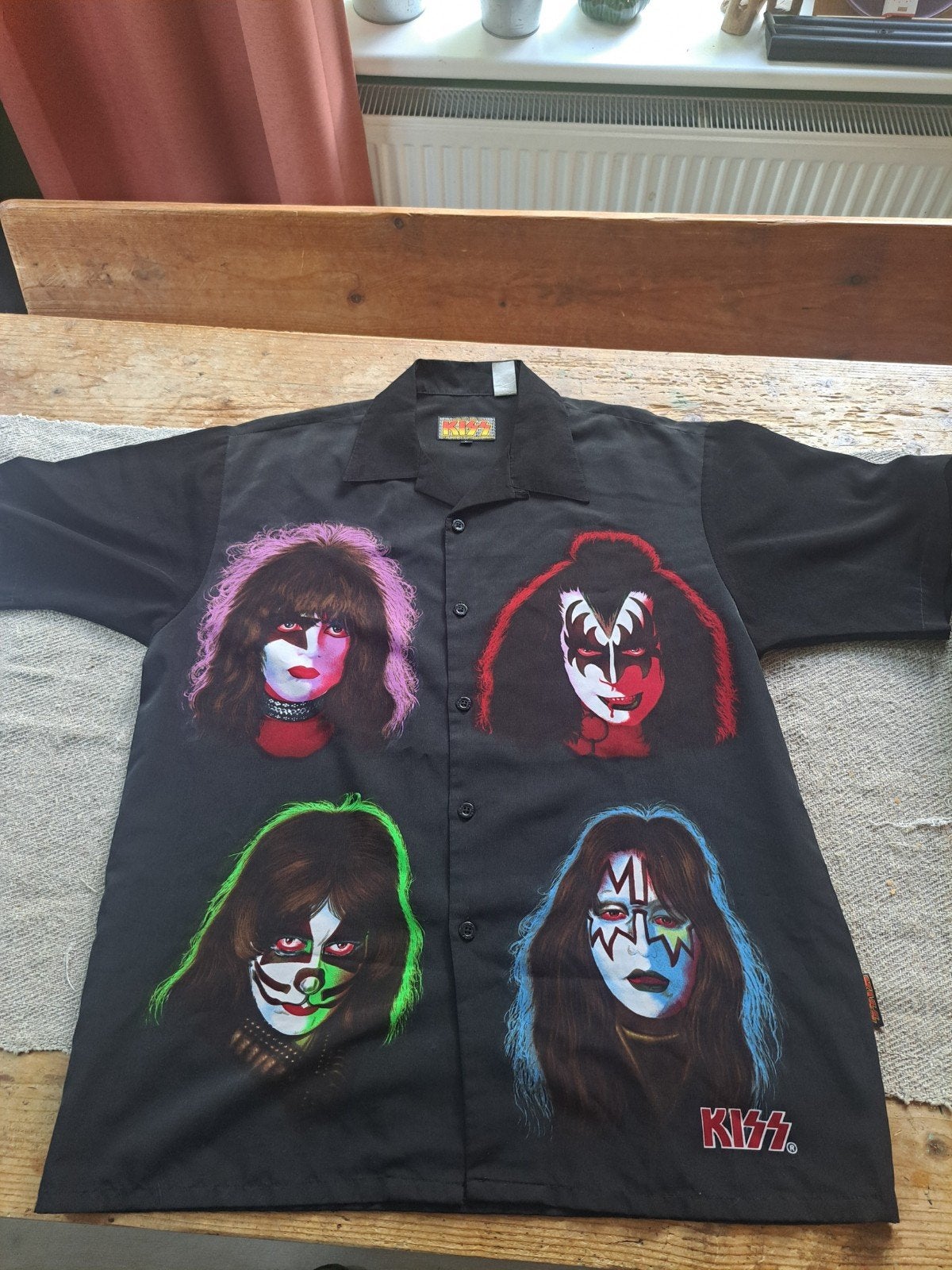 Vintage KISS Overhemd (2002) – Dragonfly Clothing Company –, Ophalen of Verzenden, Zo goed als nieuw