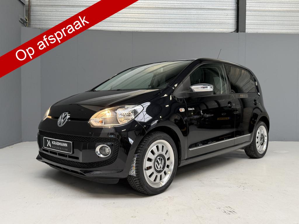 Volkswagen up! 1.0 high up! Black Up! Standkachel|5drs|Cruis, Auto's, Volkswagen, Gebruikt, Up!, 4 stoelen, Zwart