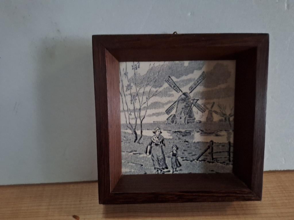tegeltje molen, Antiek en Kunst, Ophalen of Verzenden