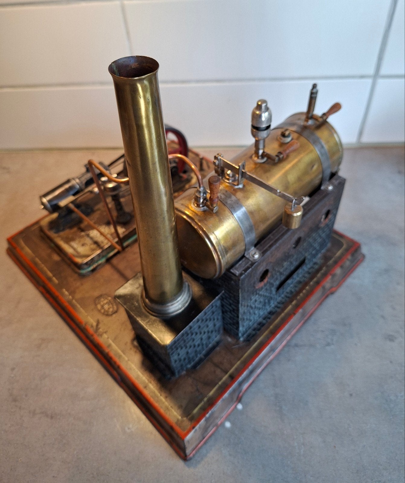 Antieke Stoommachine, Antiek en Kunst, Ophalen of Verzenden