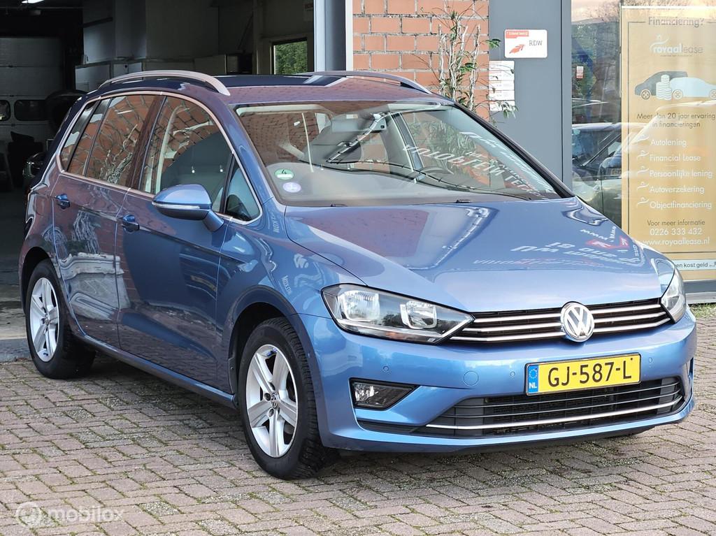Volkswagen Golf Sportsvan 1.2 TSI Automaat Navi cruise clima, Auto's, Gebruikt, 4 cilinders, Blauw, Bedrijf
