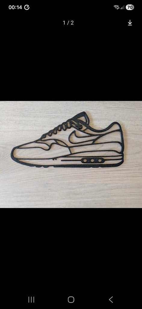 3D prints Nike wall art, Ophalen of Verzenden