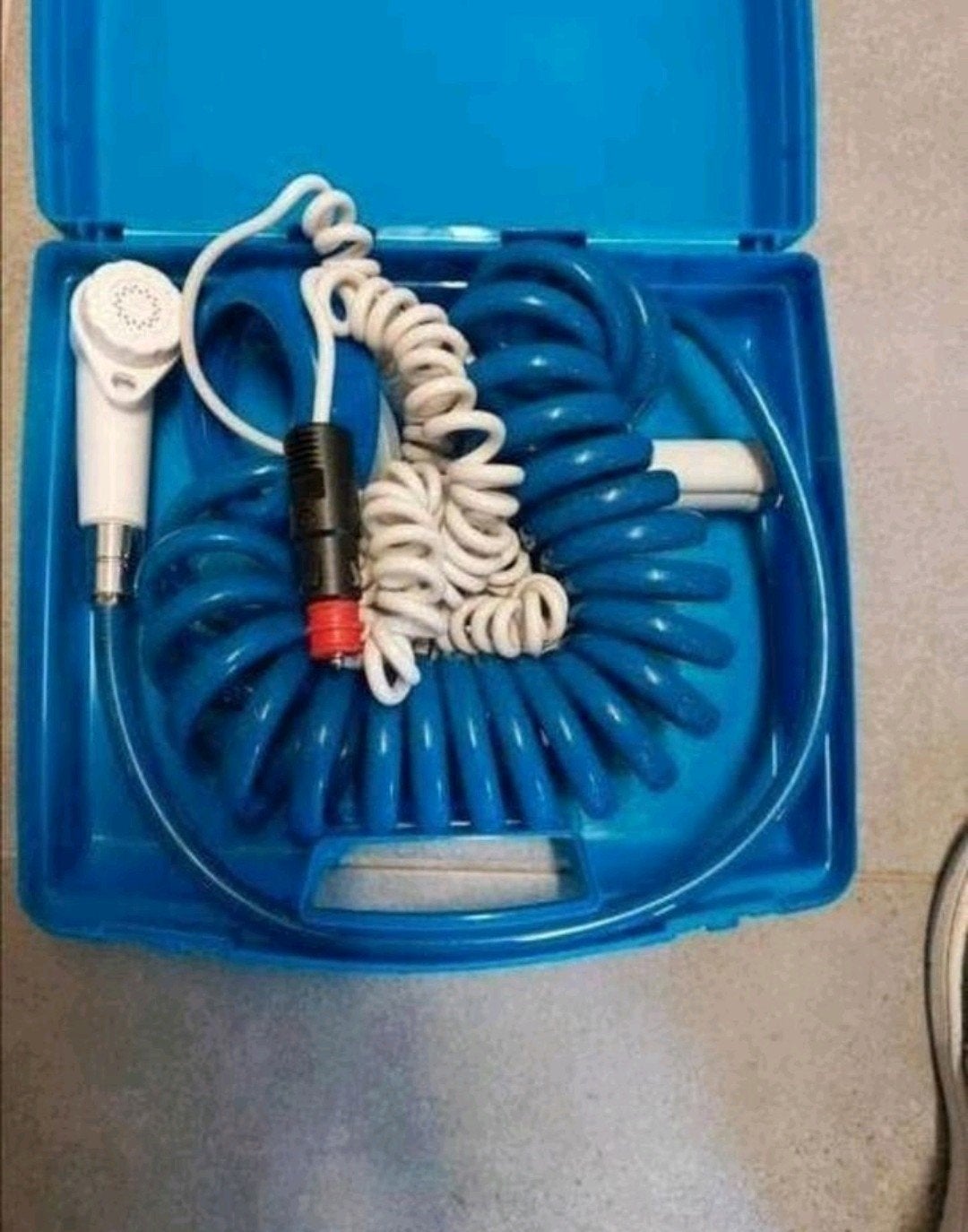 Mobiele 12v buitendouche buitendouch camper boot vouwwagen, Ophalen of Verzenden, Gebruikt