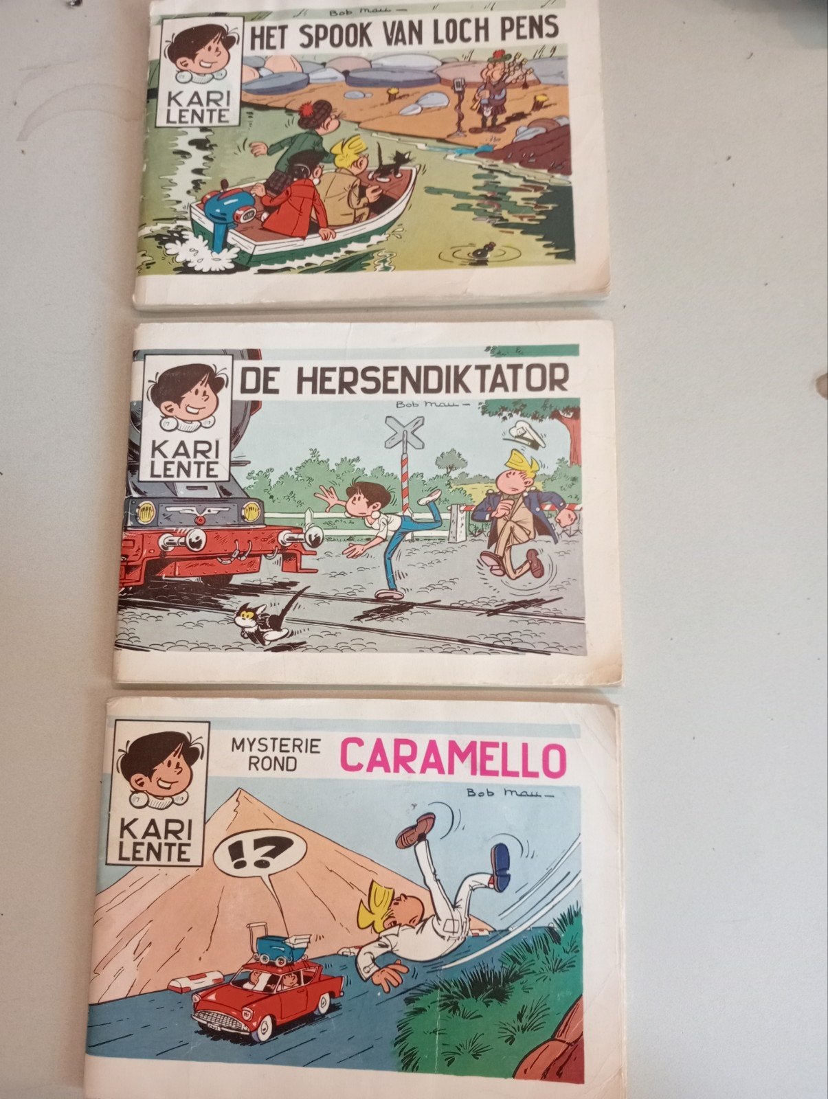 Stripboeken Kari Lente 1972, Bob Mau
uitgifte Knorr, Gelezen, Bob Mau, Ophalen of Verzenden, Meerdere stripboeken