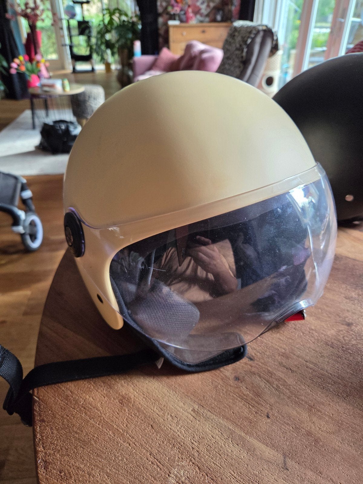 VINZ helm maat S, Fietsen en Brommers, Brommerhelmen, Ophalen of Verzenden, Zo goed als nieuw, Small, Vinz Helmets