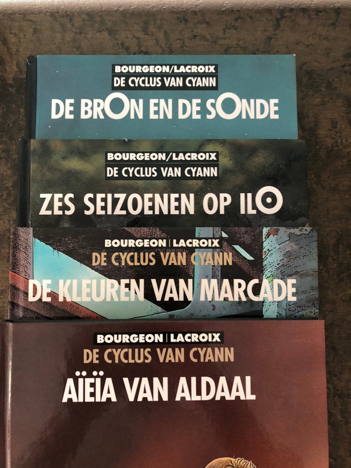 Stripboeken Cyclus van Cyann – Deel 1 t/m 4 (Hardcover), Boeken, Complete serie of reeks, Ophalen of Verzenden, Zo goed als nieuw
