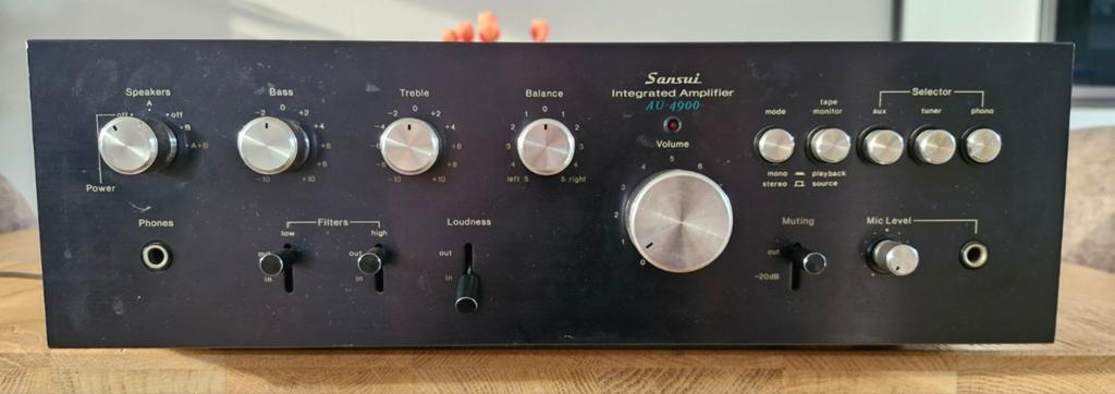 Sansui AU-4900 Geïntegreerde Versterker uit 1976, Gebruikt, Ophalen, Overige merken, Minder dan 60 watt