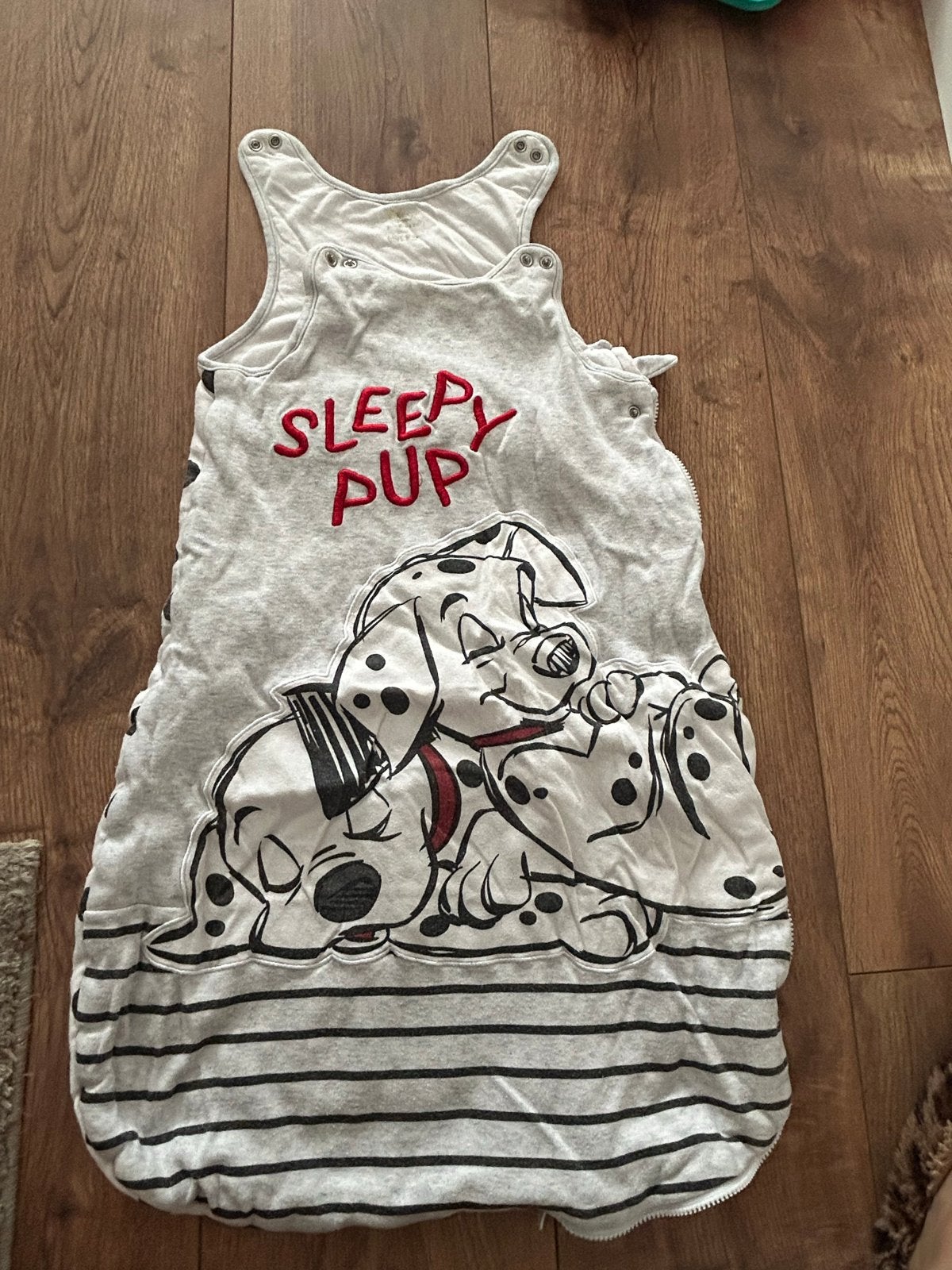 Slaapzak pasgeboren - 101 Dalmatiërs 'Sleepy Pup', Ophalen of Verzenden, Gebruikt, Wit, Slaapzak
