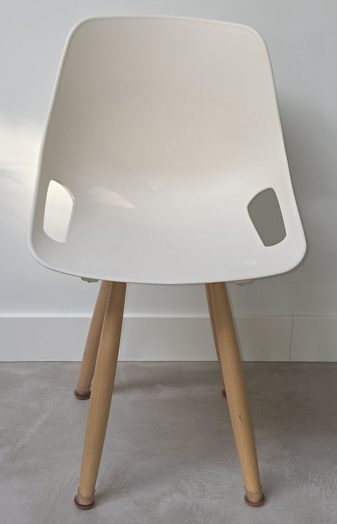 eettafel stoelen, Huis en Inrichting, Stoelen, Gebruikt, Wit, Vier, Orlandini Design