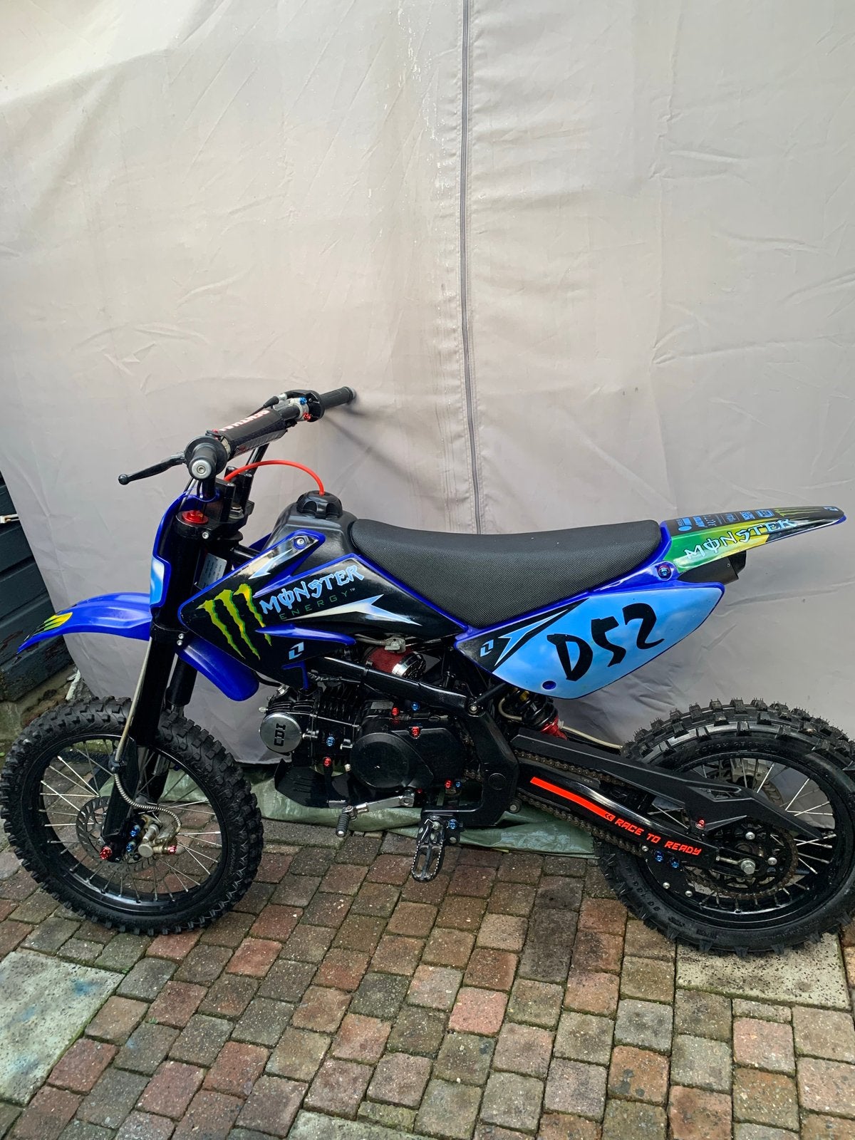 125cc Dirtbike - Zo goed als nieuw, nieuwe band!, Ophalen of Verzenden, Zo goed als nieuw, Dirtbike