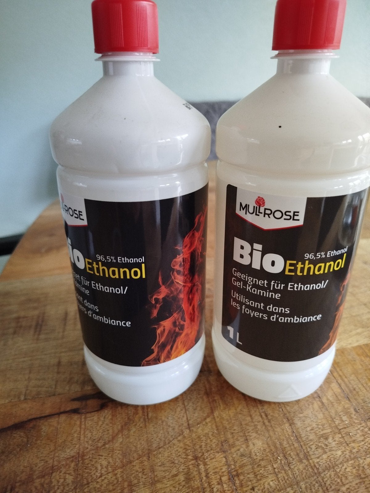 Bio Ethanol 96,5% voor haarden - 2 flessen van 1L, Huis en Inrichting, Ophalen of Verzenden, Nieuw, Gelhaard