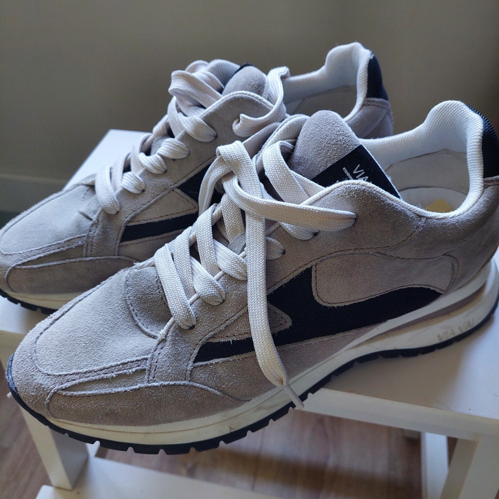 Via Vai sneakers Usher Riggs maat 40 grijs/beige, Ophalen of Verzenden