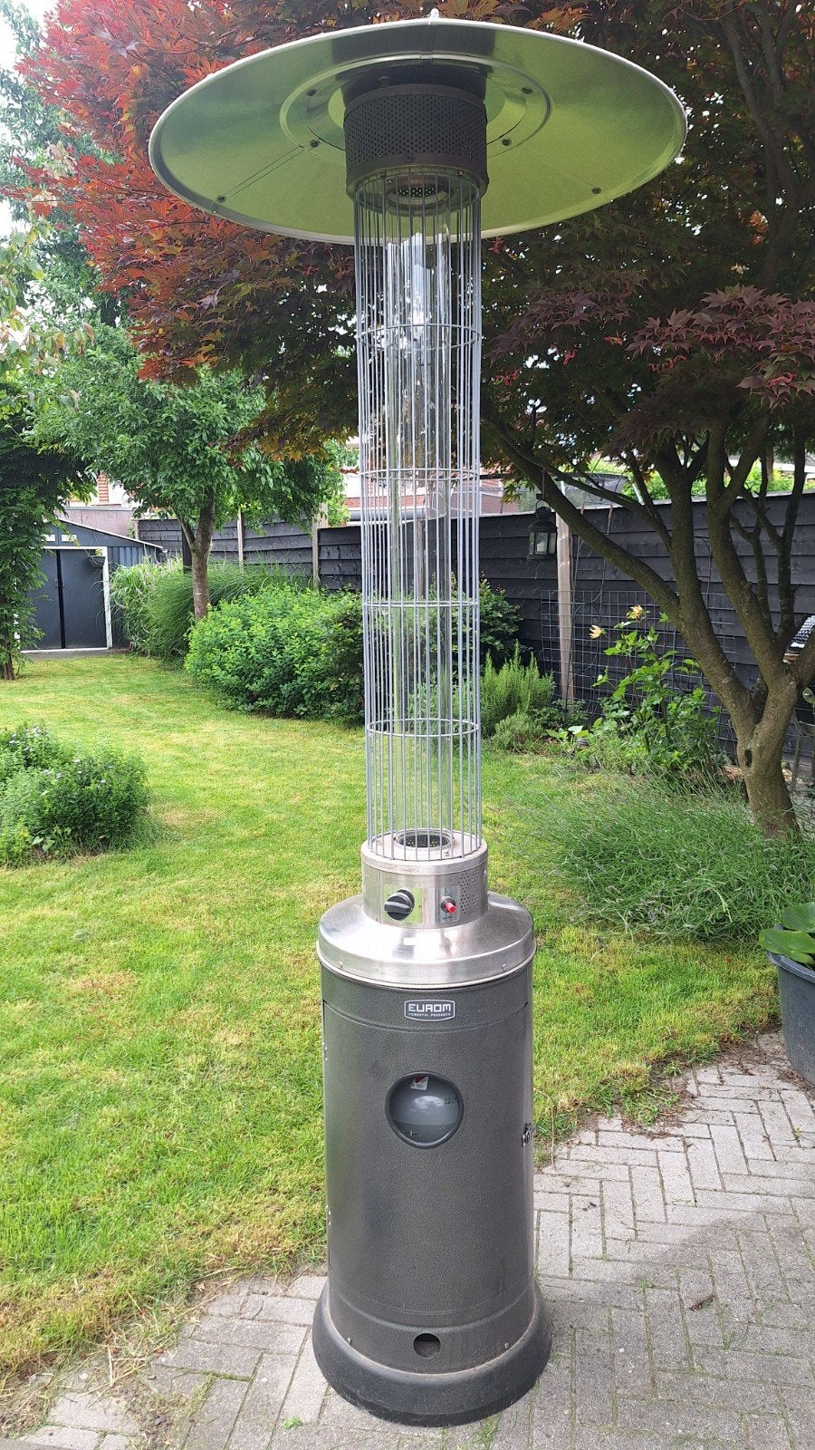 Eurom Patio Heater - Terrasverwarmer op Gas, Ophalen, Gebruikt, Gas, Vloer