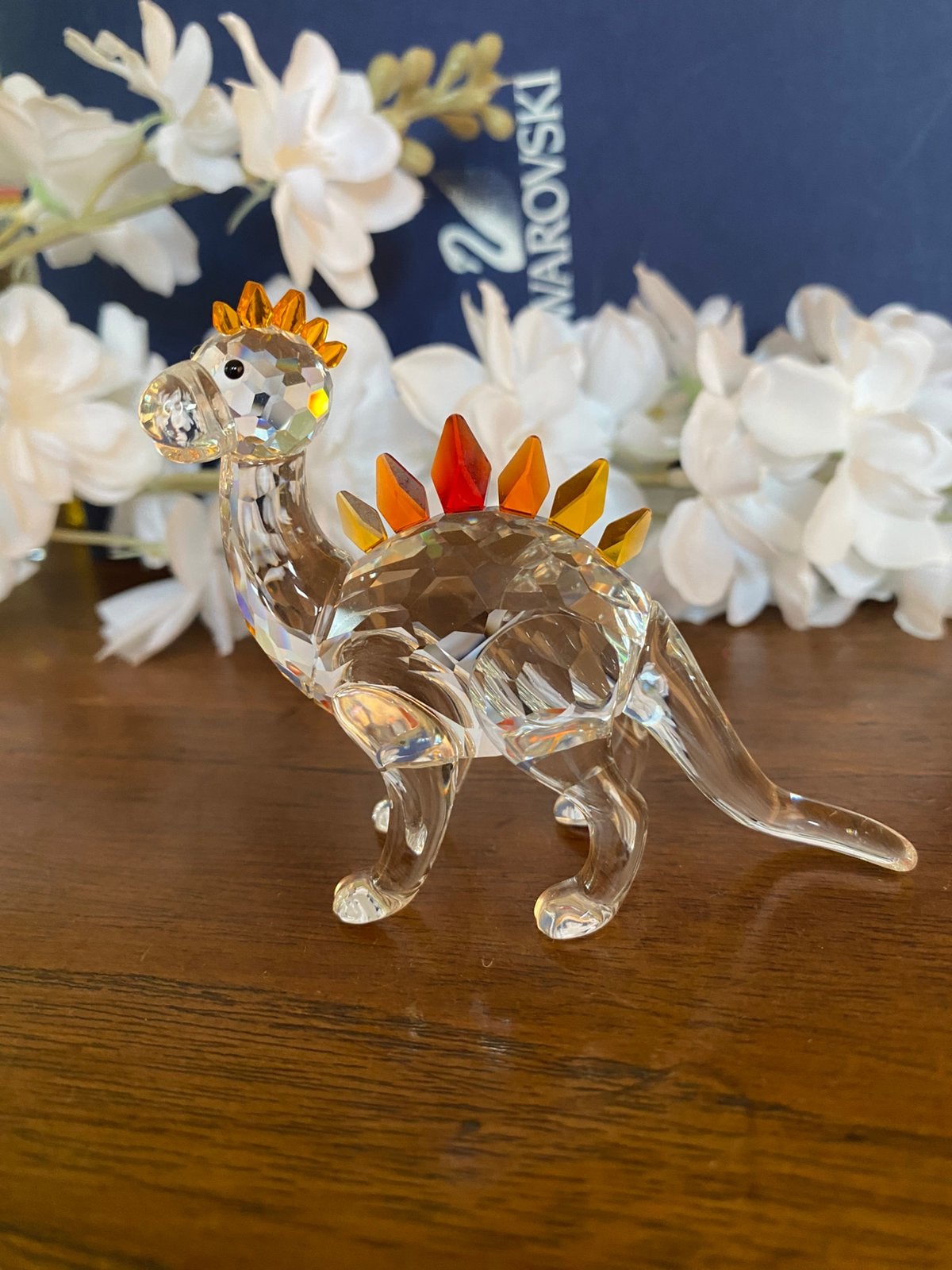 Swarovski, dinosaurus , in zeer goede staat, Ophalen of Verzenden, Zo goed als nieuw, Figuurtje