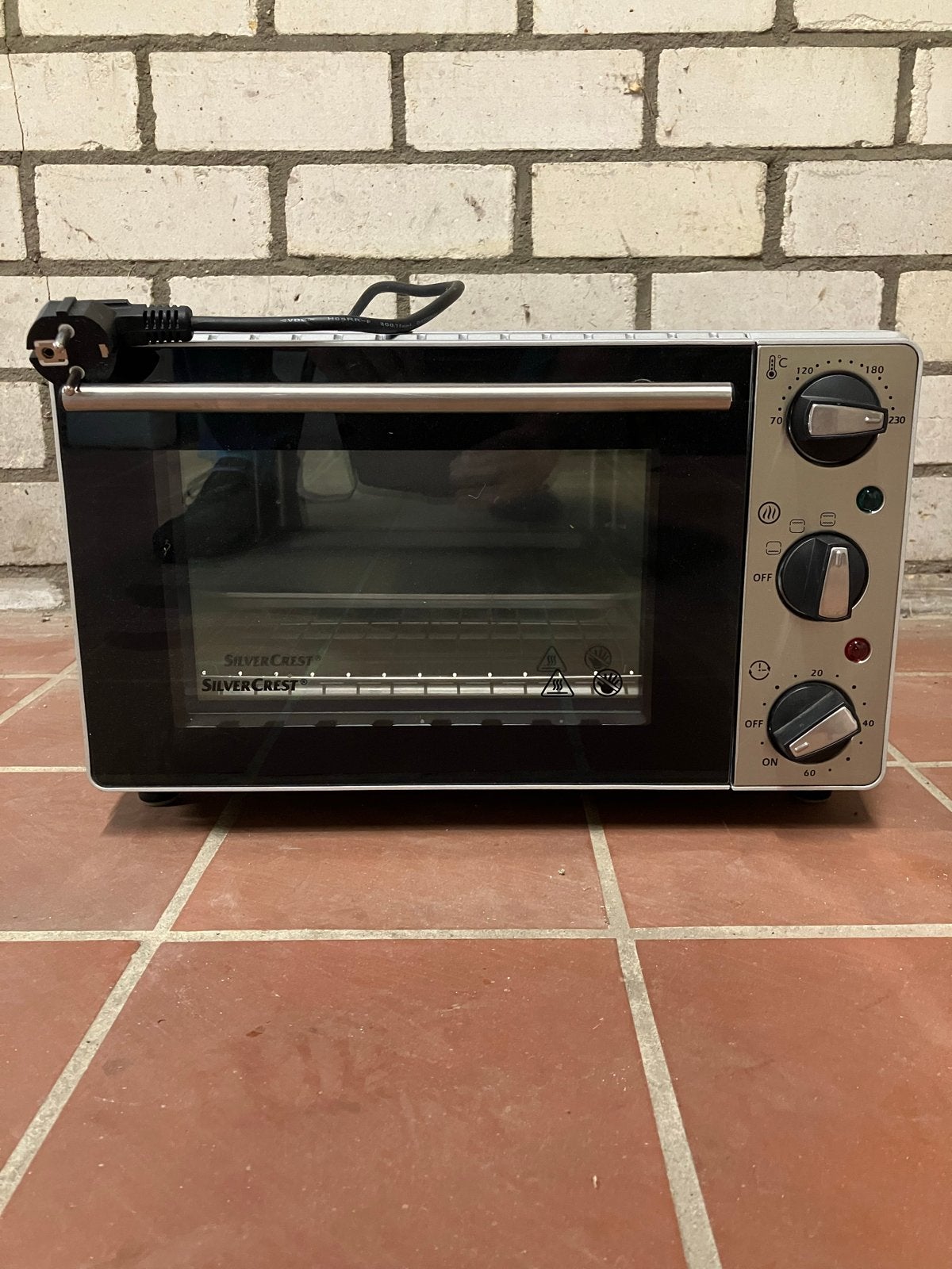 SilverCrest Mini-oven met grillfunctie, Ophalen, Minder dan 45 cm, Silvercrest, Zo goed als nieuw