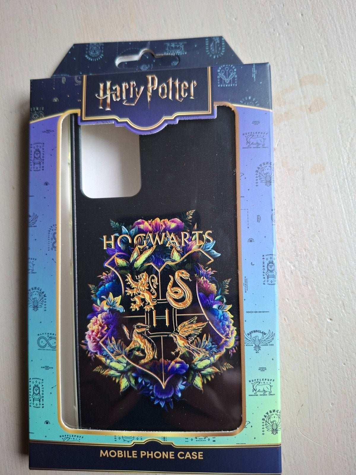 Harry Potter Hogwarts Floral Hoesje Xiaomi Redmi Note 11/11S, Telecommunicatie, Ophalen of Verzenden, Nieuw, Frontje of Cover