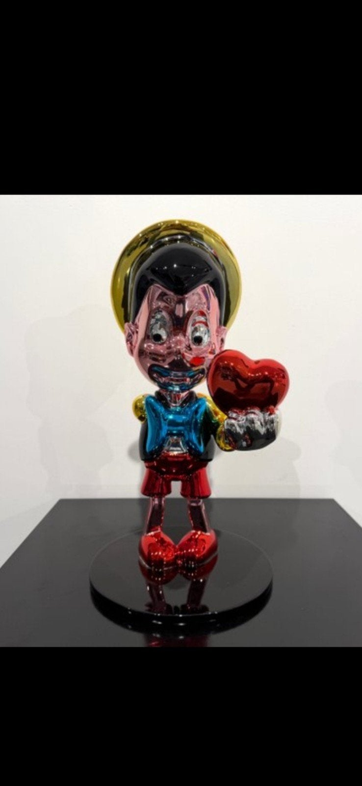 Van Apple Art Pinokkio Sculptuur - Limited Edition, Kunststof, Ophalen of Verzenden, Beeld, Europa