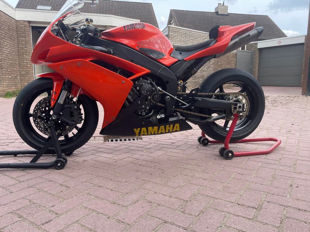 Yamaha R1 2008 circuitmotor, 4 cilinders, Gebruikt, Super Sport, Particulier