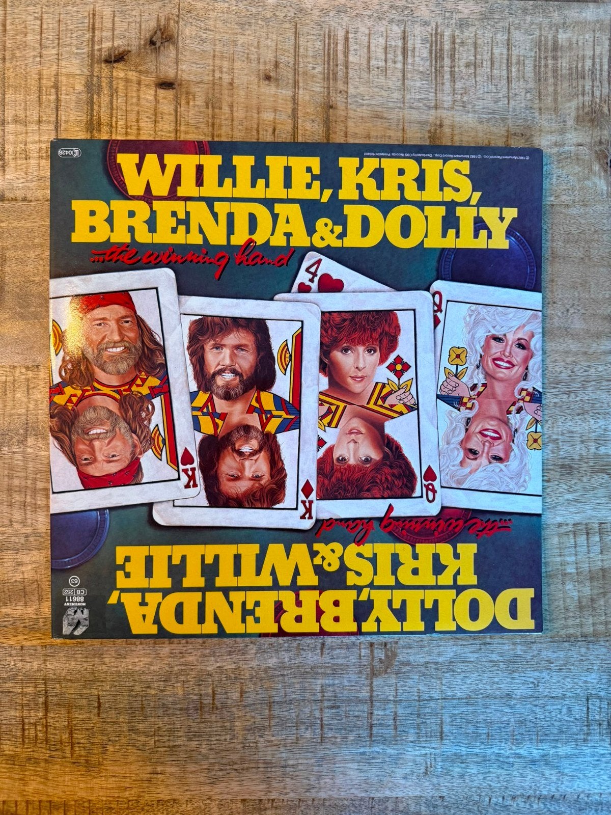 Kris, Willie, dolly en Brenda the winning hand LP, Ophalen, Gebruikt, 12 inch