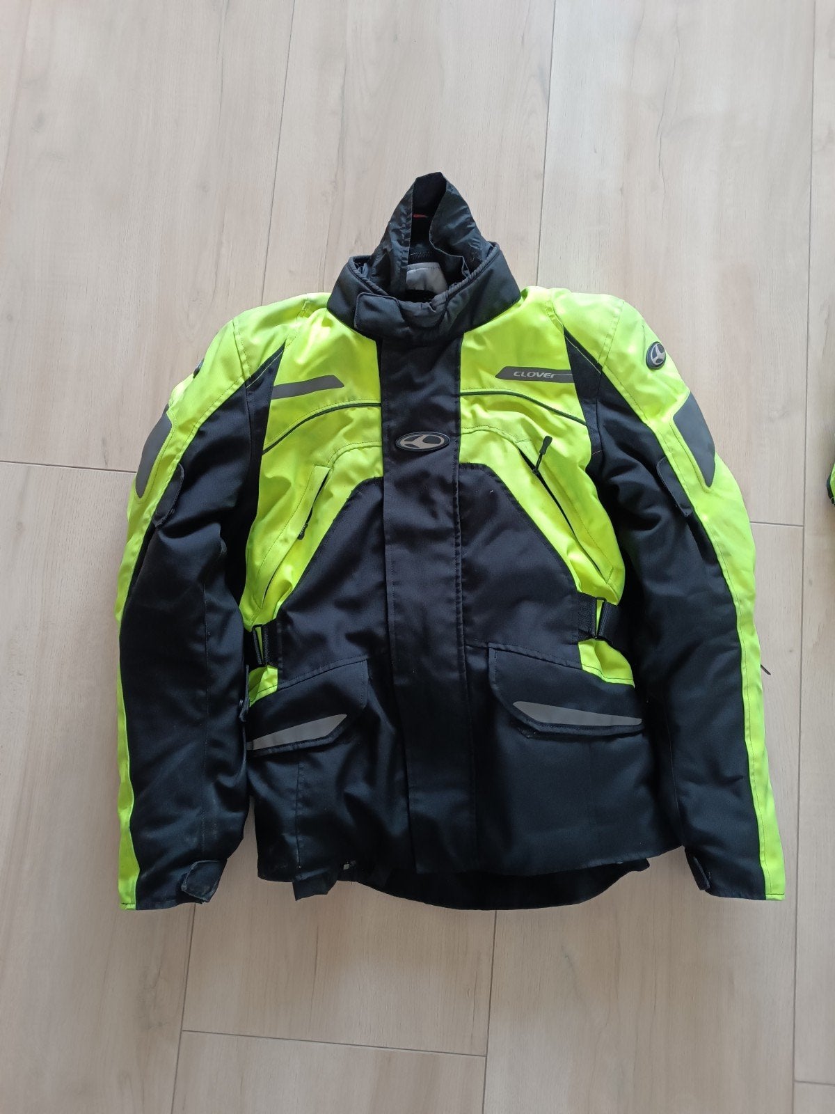 Clover motorjas maat L, Motoren, Kleding | Motorkleding, Ophalen, Tweedehands, Jas | textiel