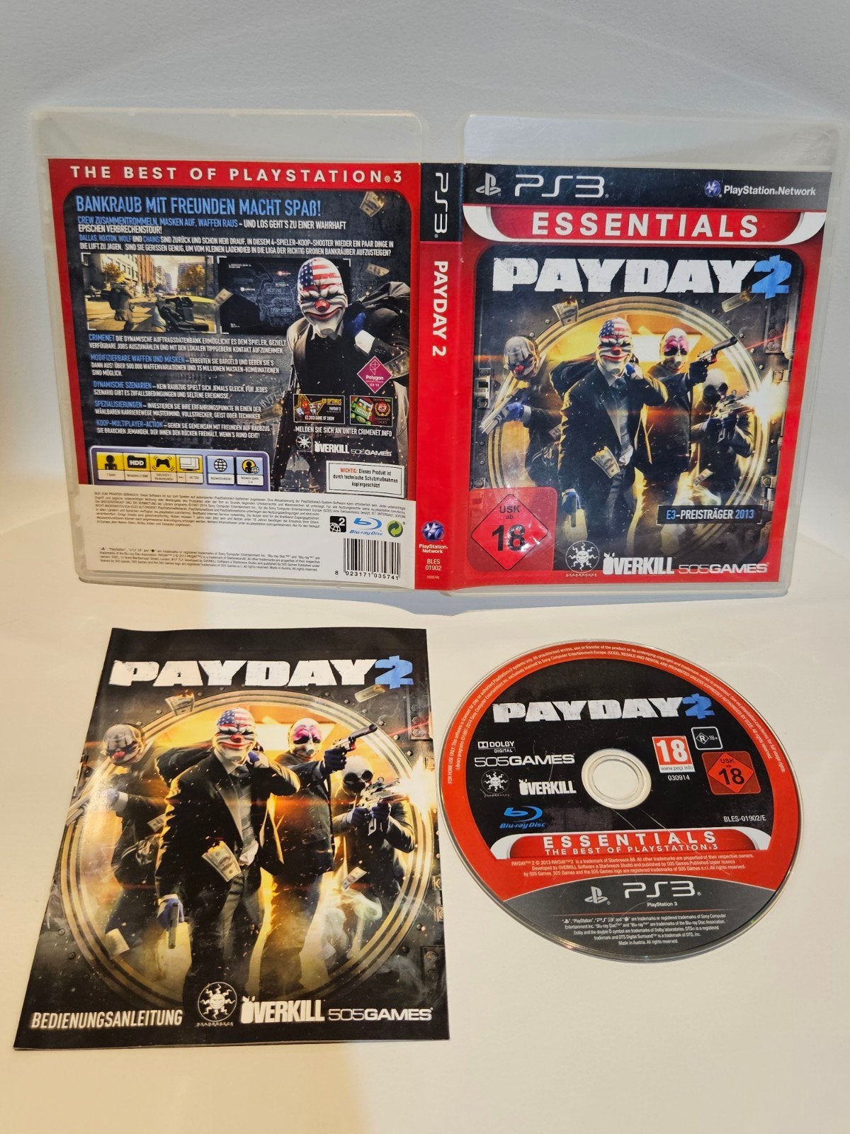 Payday 2 PS3, 1 speler, Ophalen of Verzenden, Zo goed als nieuw, Vanaf 18 jaar