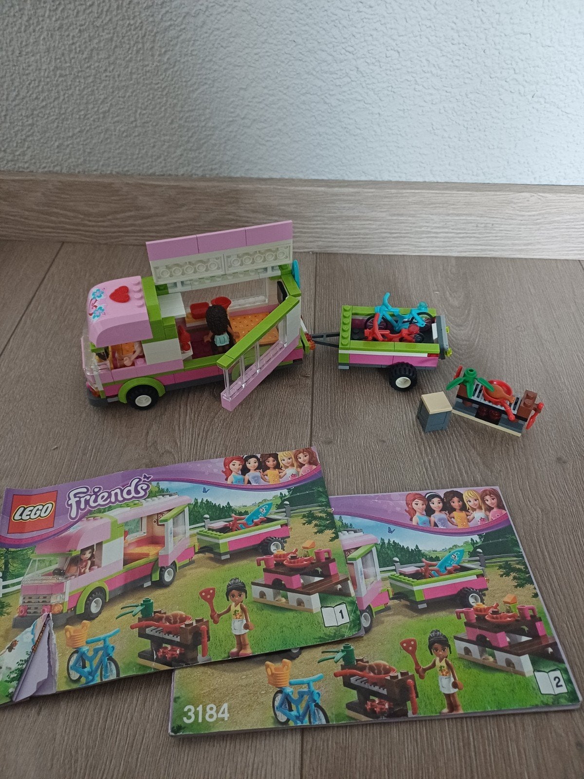 Lego Friends Camper met aanhanger en accessoires, Ophalen, Gebruikt, Lego, Friends