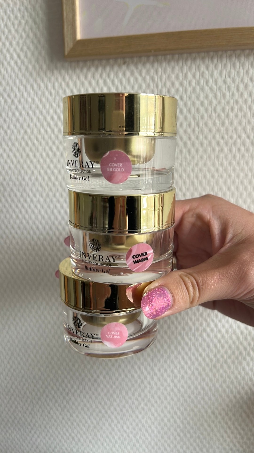 Inveray builder gel, Ophalen of Verzenden, Zo goed als nieuw, Overige kleuren, Handen en Nagels
