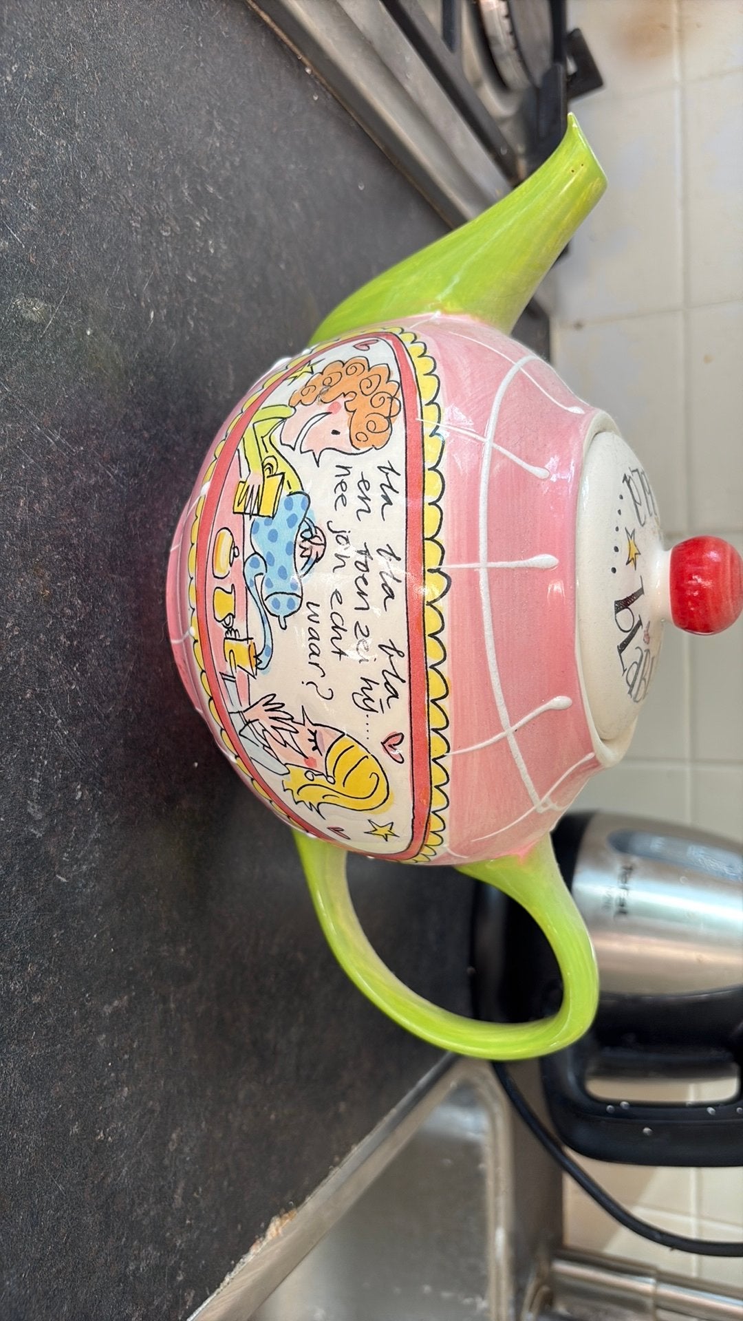 Theepot Blond Amsterdam, Ophalen, Zo goed als nieuw, Aardewerk, Overige typen