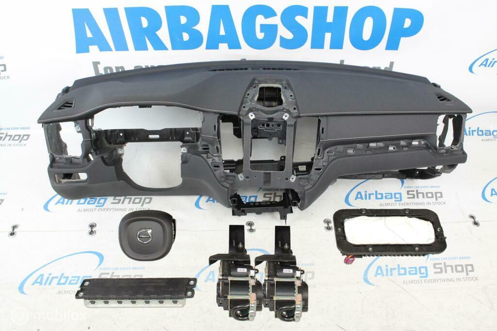 Airbag set Dashboard zwart met stiksels Volvo S60 2018-heden, Auto-onderdelen, Gebruikt, Ophalen of Verzenden